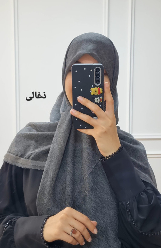 روسری حریر نخ پلیسه