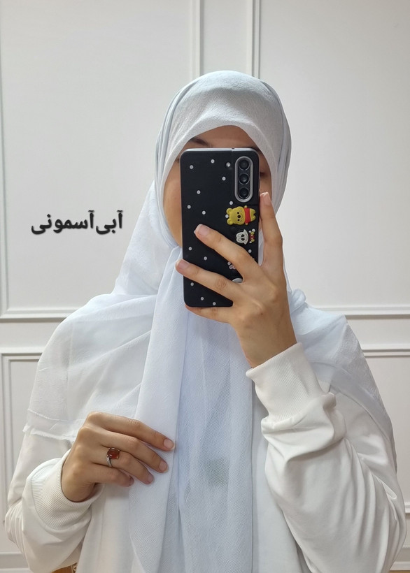 روسری حریر نخ پلیسه