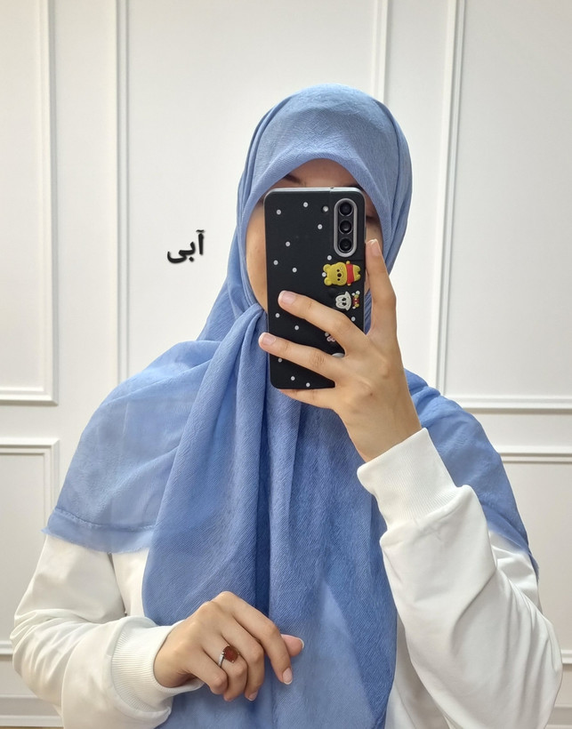 روسری حریر نخ پلیسه