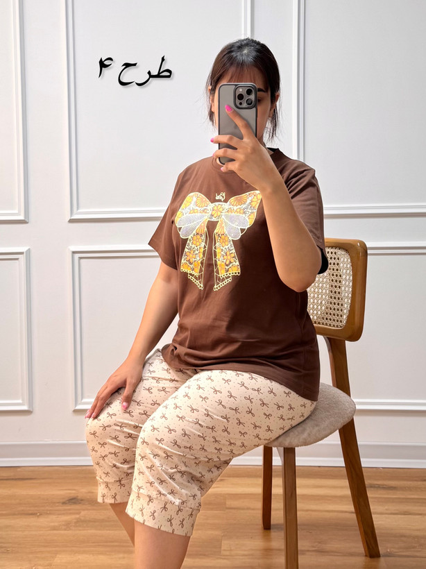 ست تیشرت شلوارک میکس